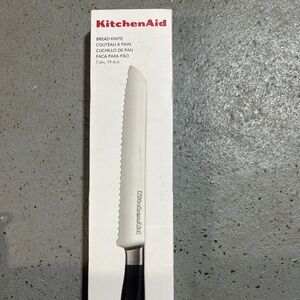 KitchenAid Scalloped Bread Knife Black